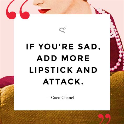 red lipstick quotes coco chanel